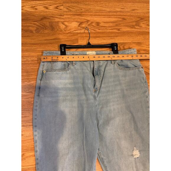 Upcycled Flare jeans Bohemian size 14 - Picture 6 of 7
